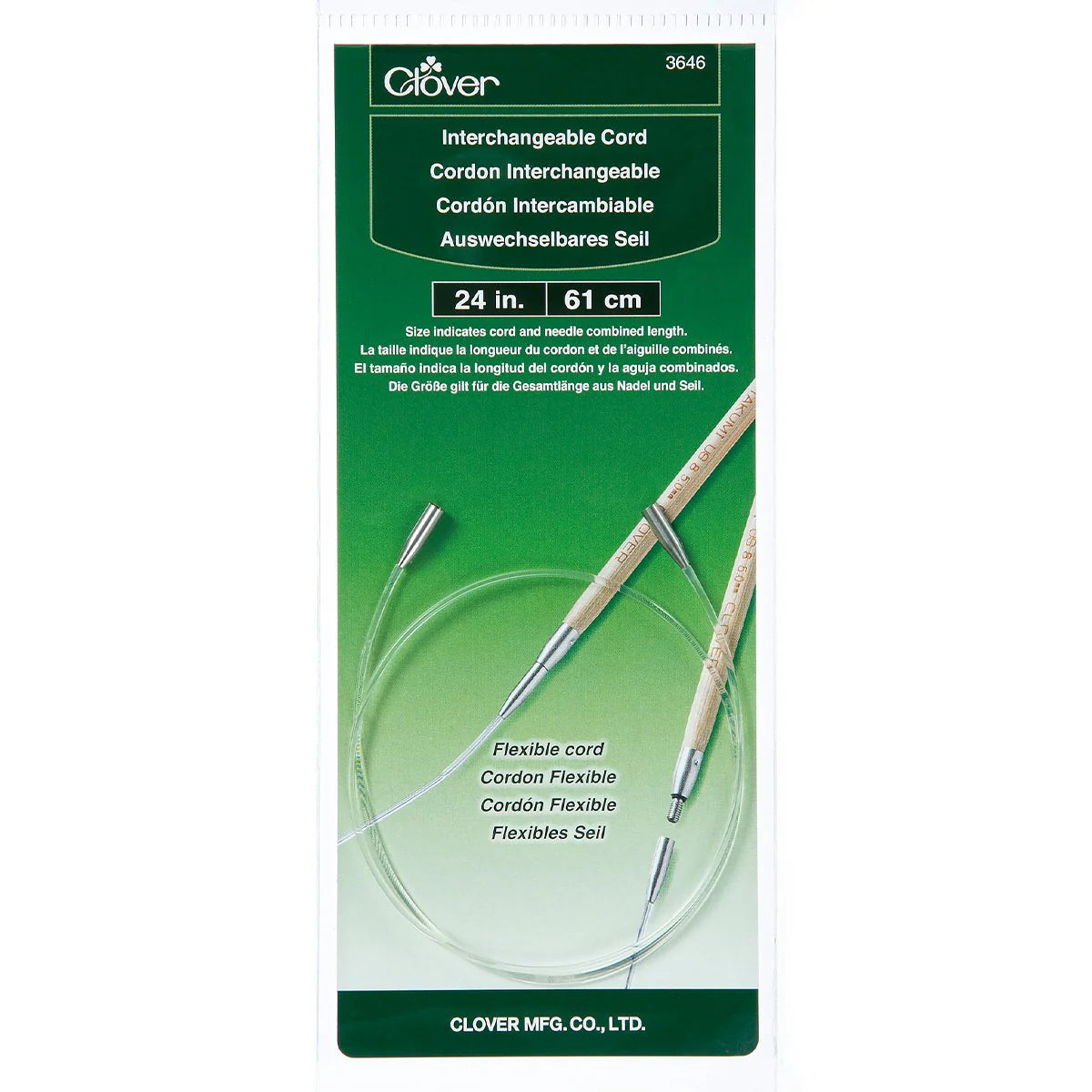 Cable Repuesto Aguja Clover Circular Intercambiable