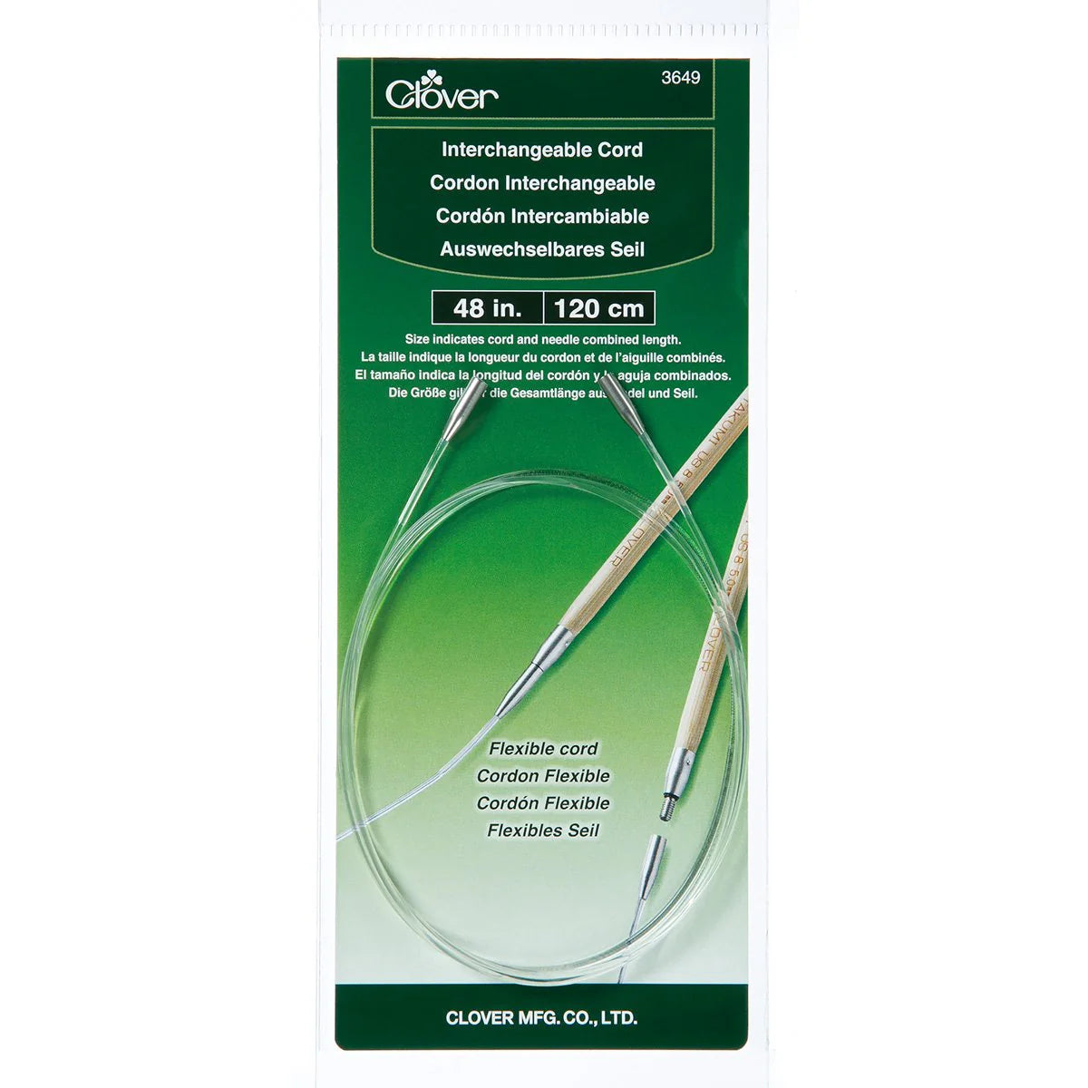 Cable Repuesto Aguja Clover Circular Intercambiable