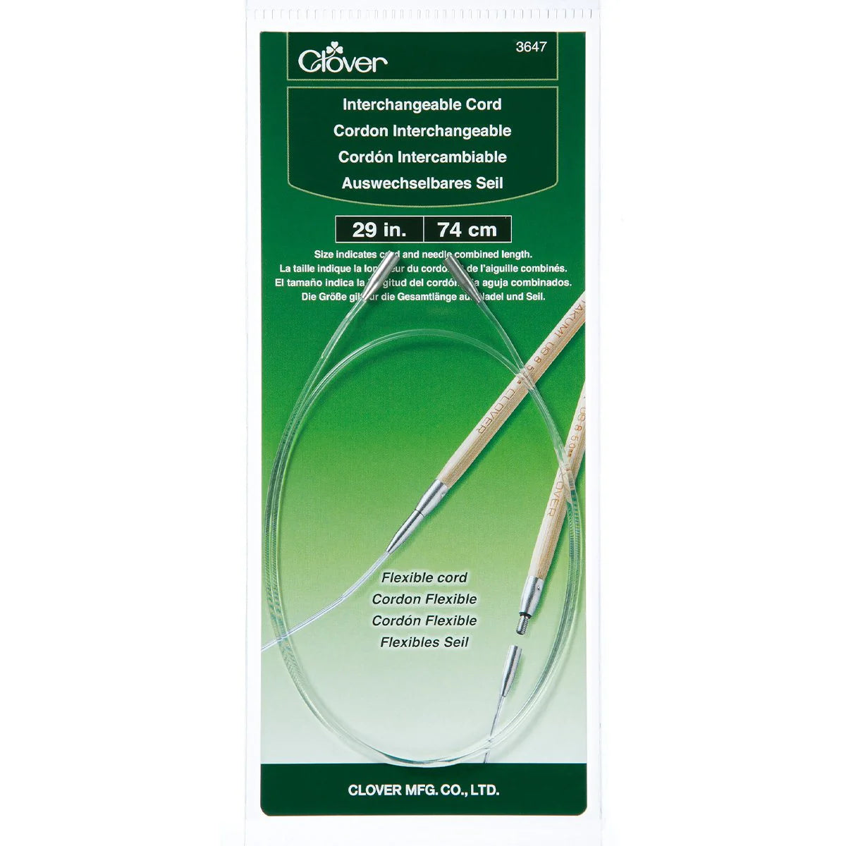 Cable Repuesto Aguja Clover Circular Intercambiable