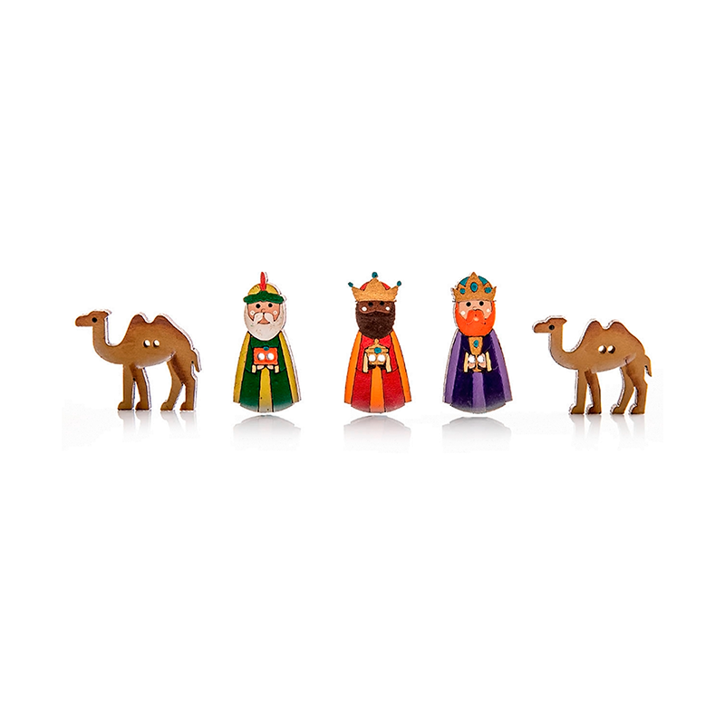 Botón Madera Incienso Mirra y Oro