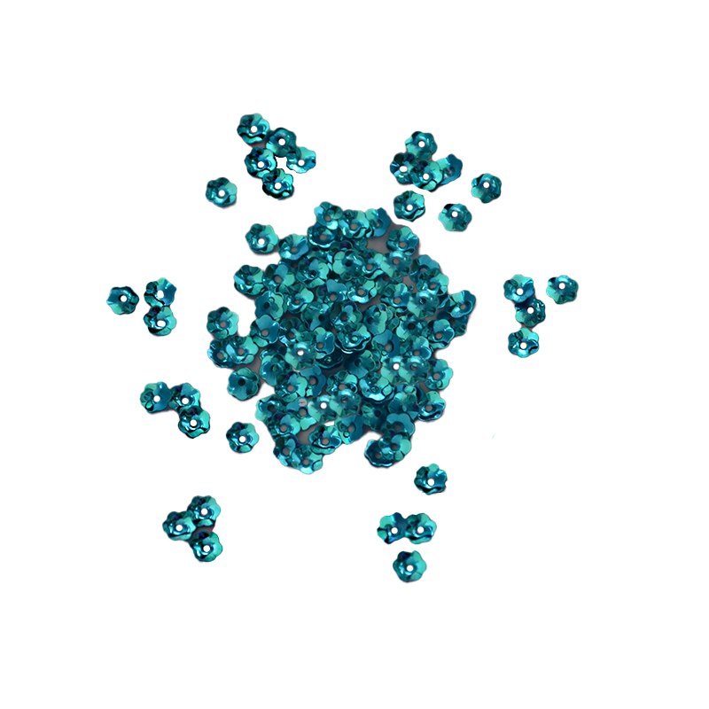 Lentejuela Flor 6 mm