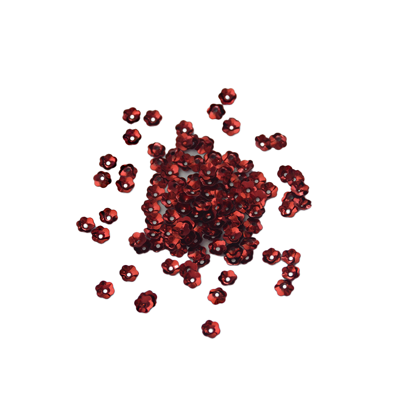 Lentejuela Flor 6 mm