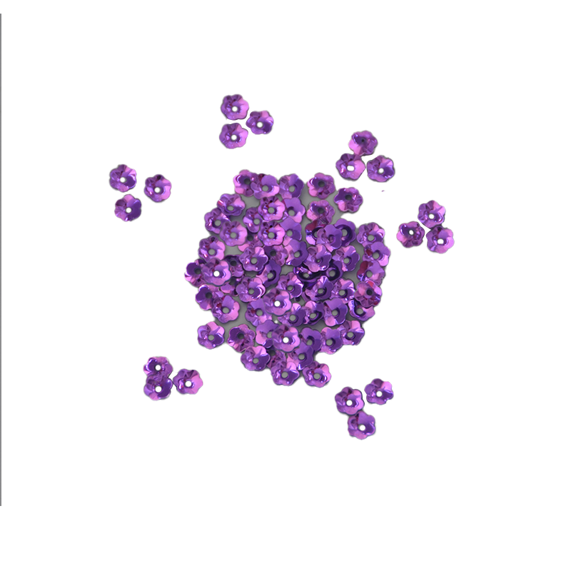 Lentejuela Flor 6 mm