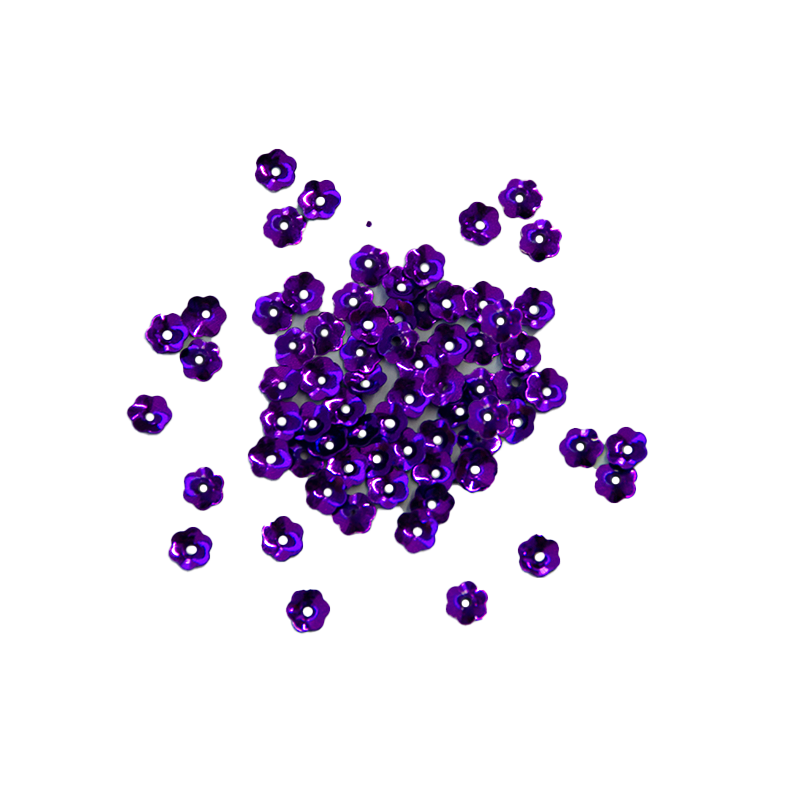 Lentejuela Flor 6 mm