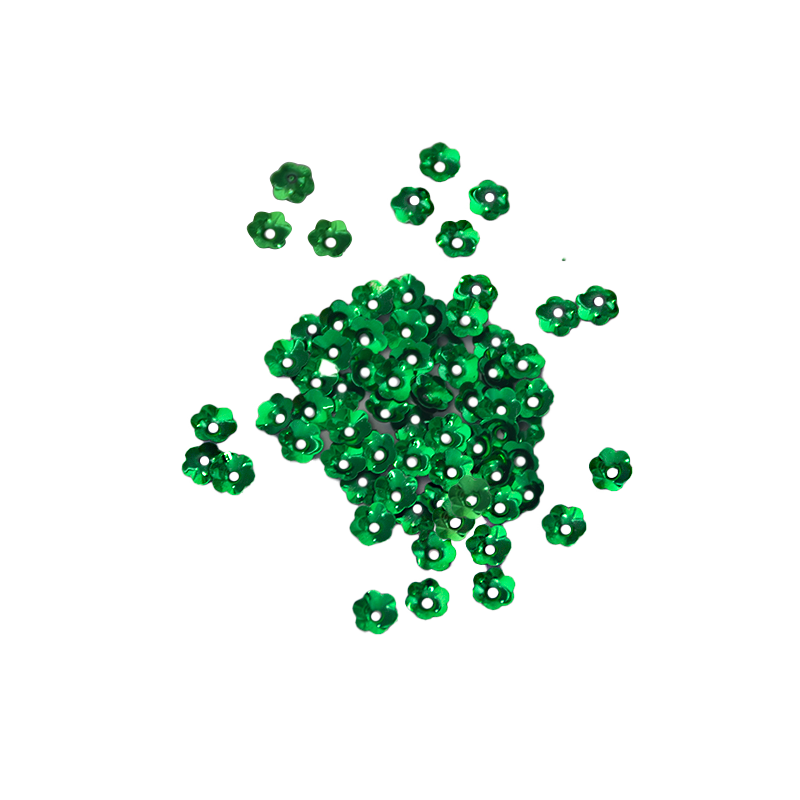 Lentejuela Flor 6 mm