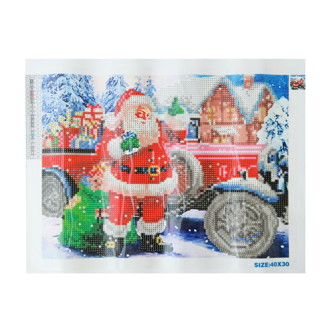 Kit dibujo Noel carro