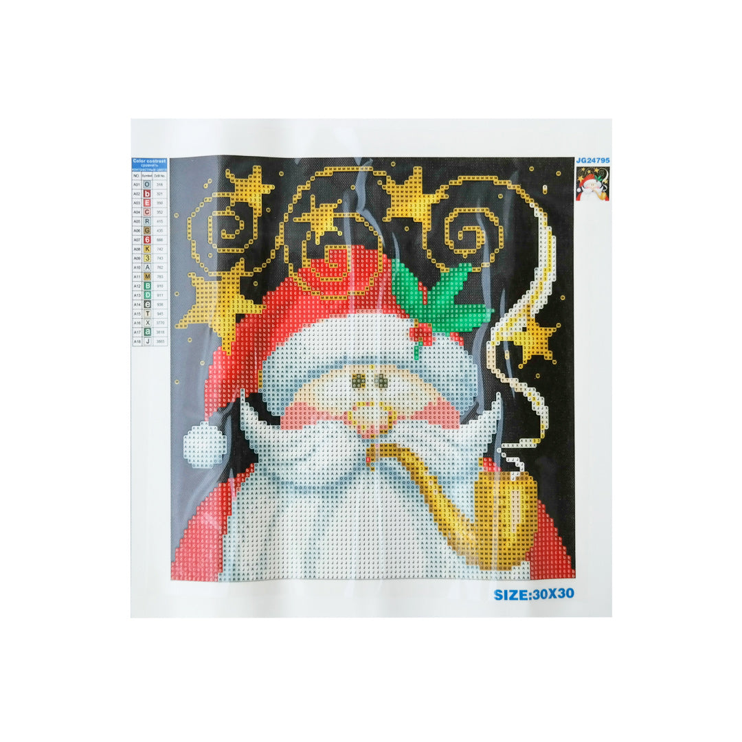Kit dibujo diamante Noel pipa
