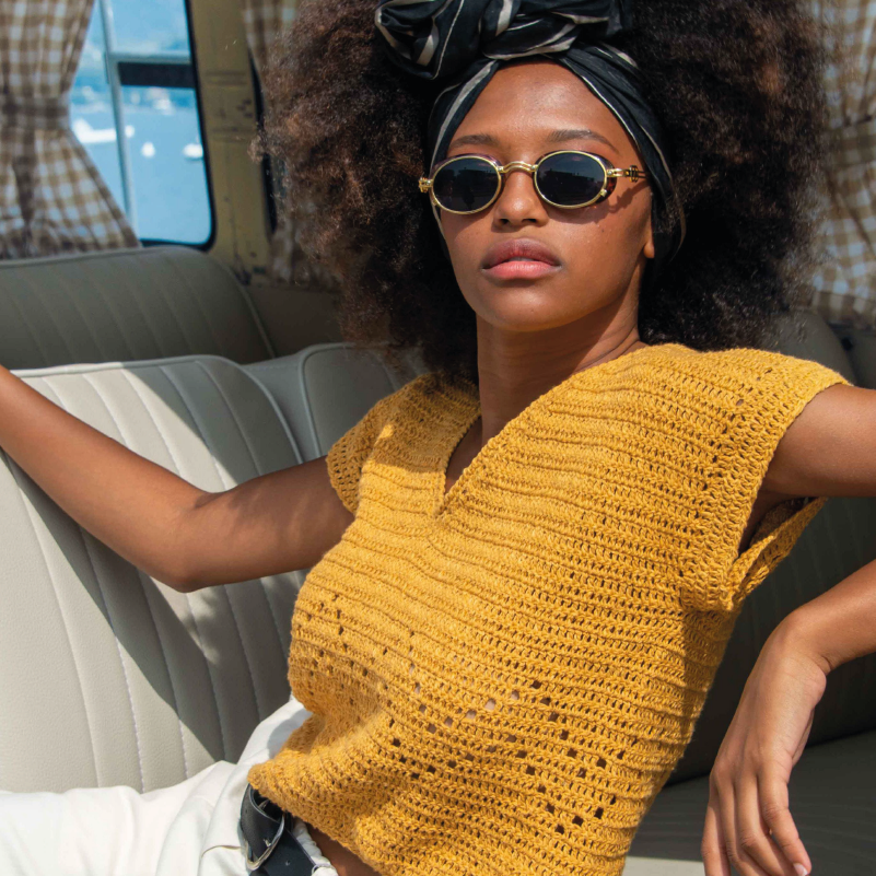 Patrón Top Zig Zag Fresco Lino