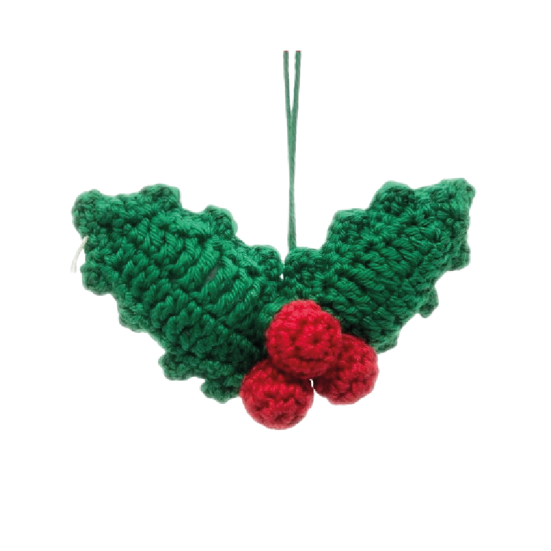 Patrón Adorno Muérdago Navidad