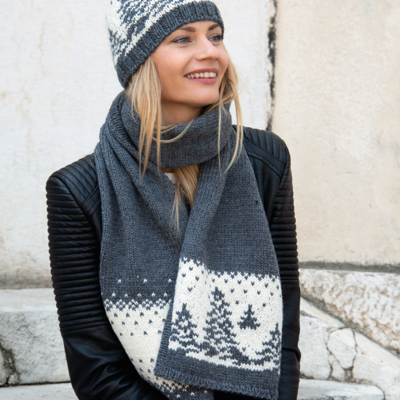 Patrón Bufanda y Gorro Australia