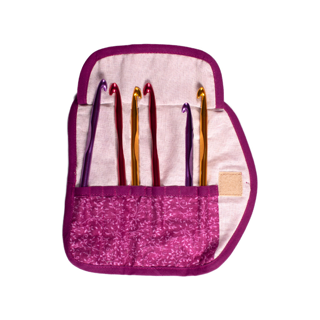 Estuche para agujas de crochet