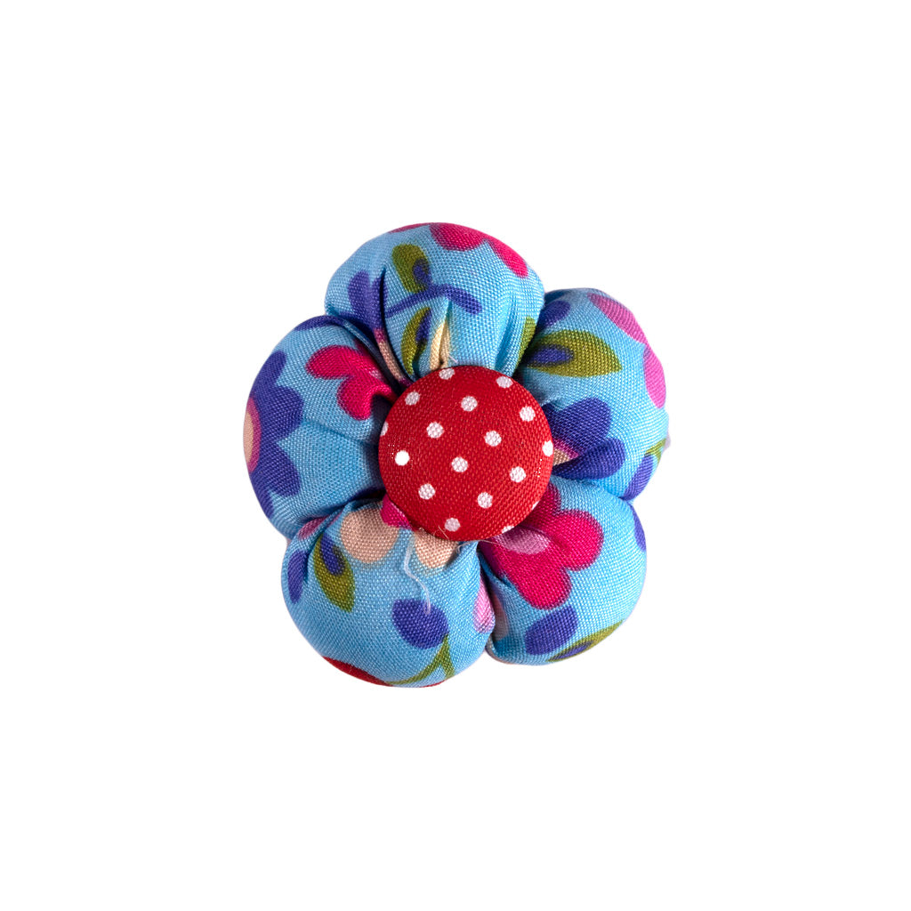 Aplique Flor 5cm Acolchado Estampado