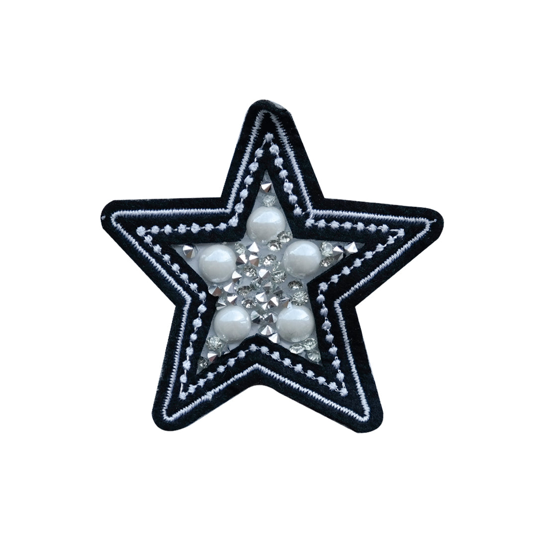 Aplique Estrella Perla 7x7 cm
