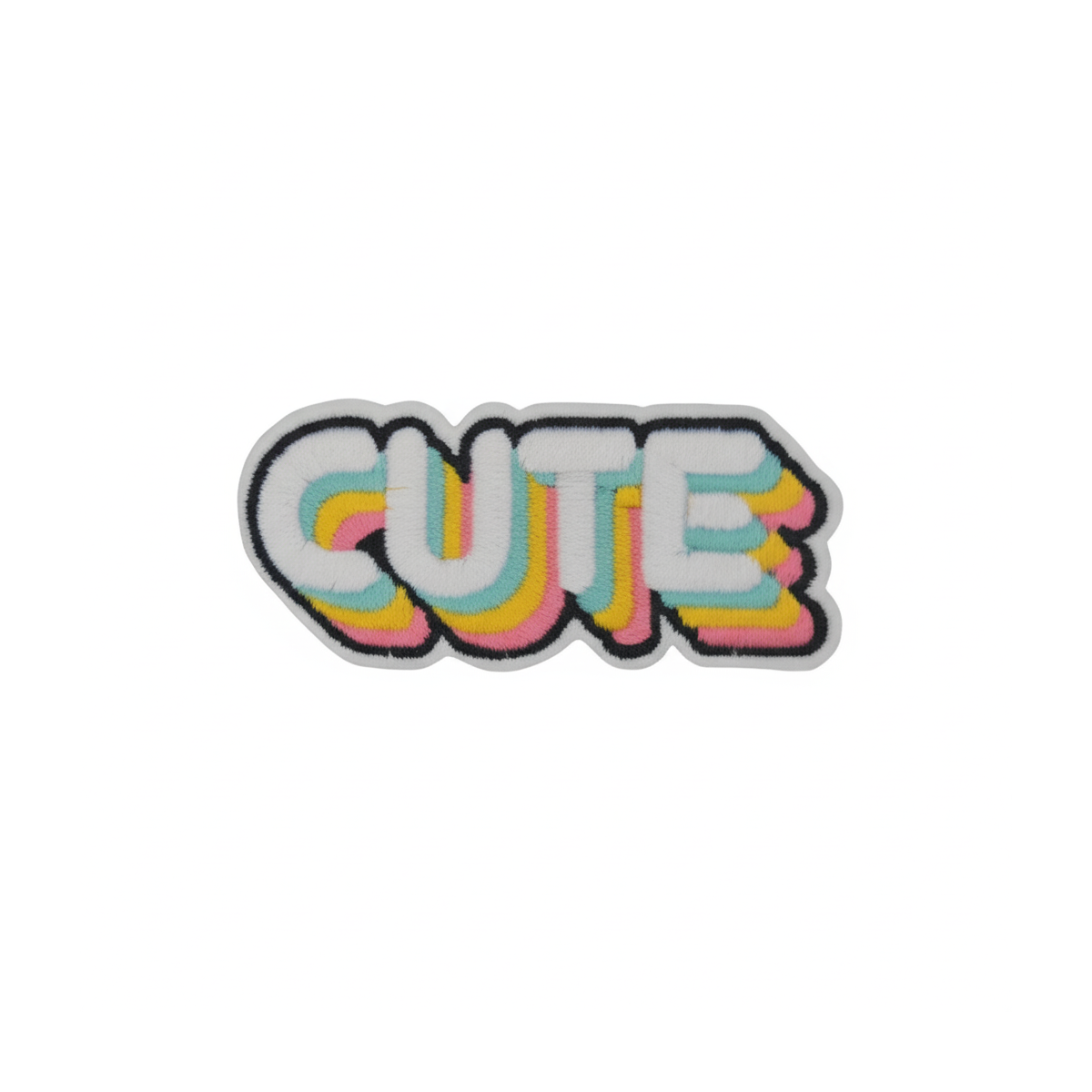 Aplique Cute 7cm Blanco