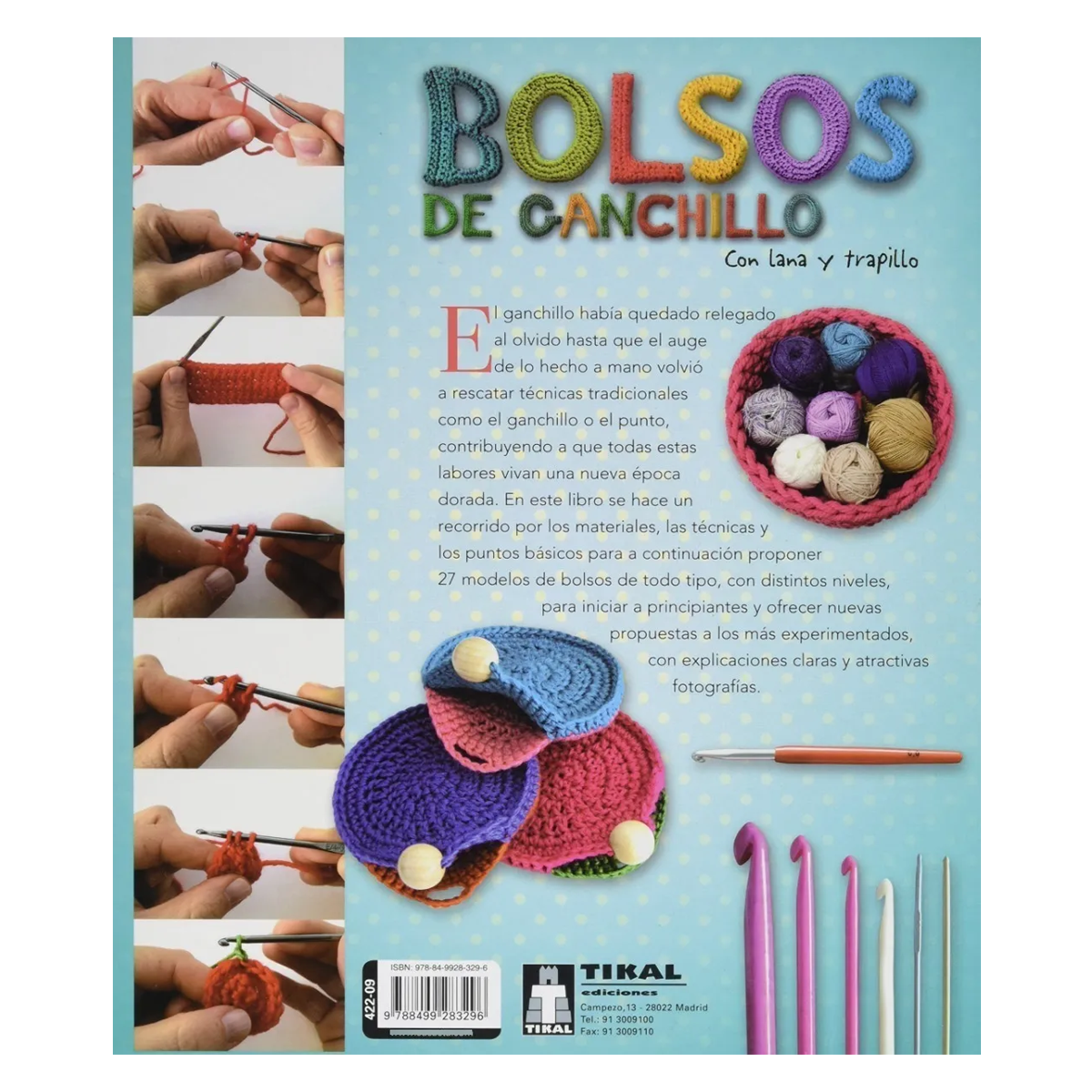 Libro Bolsos de ganchillo con lana y trapillo
