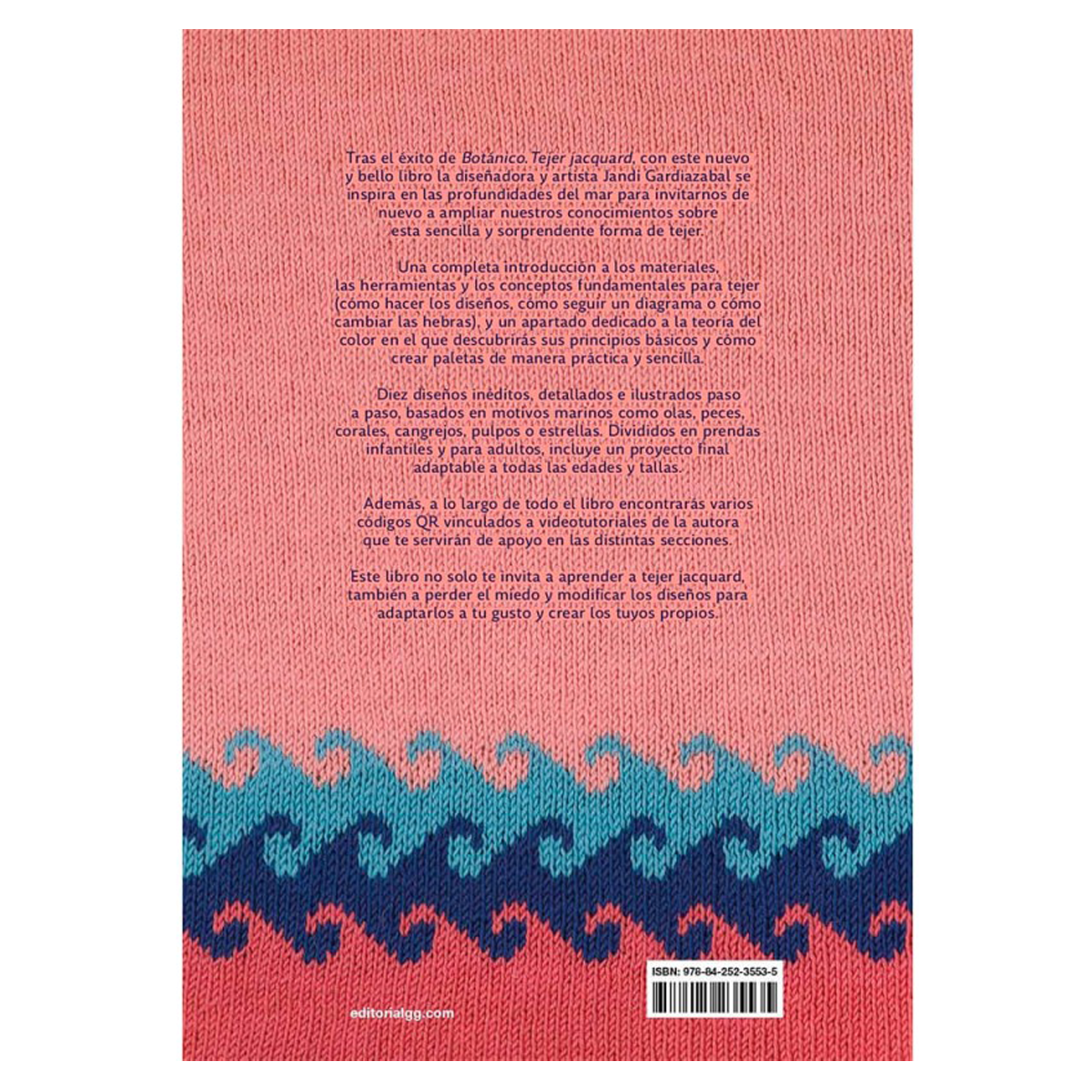 Libro Marino tejer jacquard