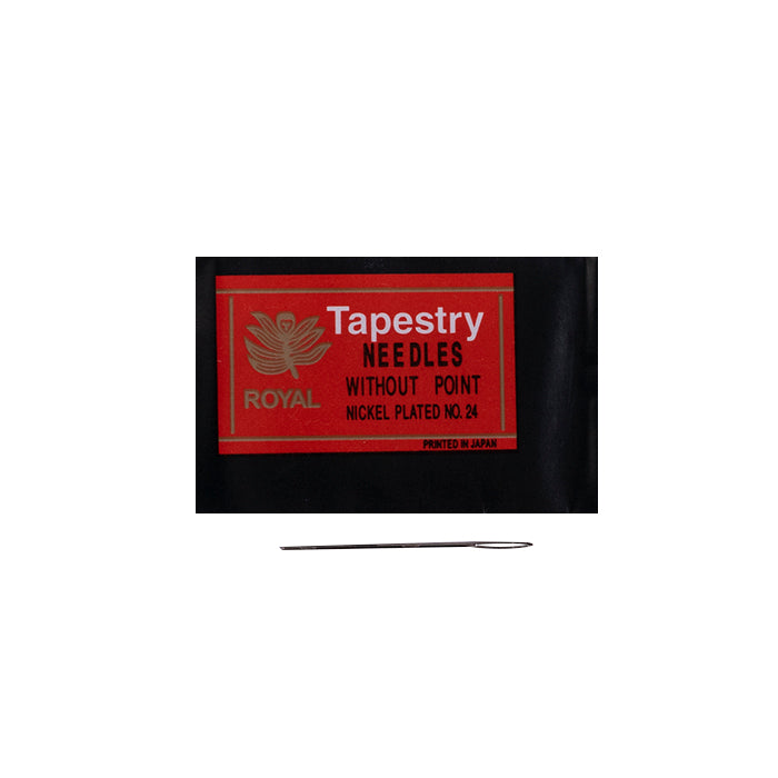 Aguja Metálica Punta Roma Ojo Plateado