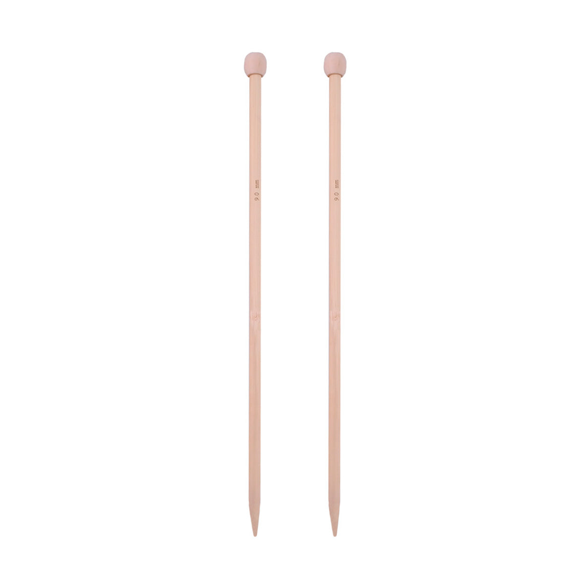 Aguja para tejer en dos Bambú