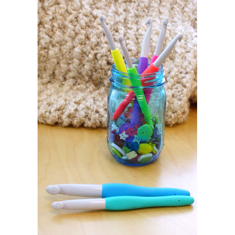 Aguja Crochet Amour Ergonómica Clover