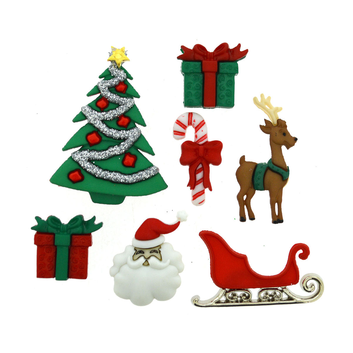 Botones Christmas Eve