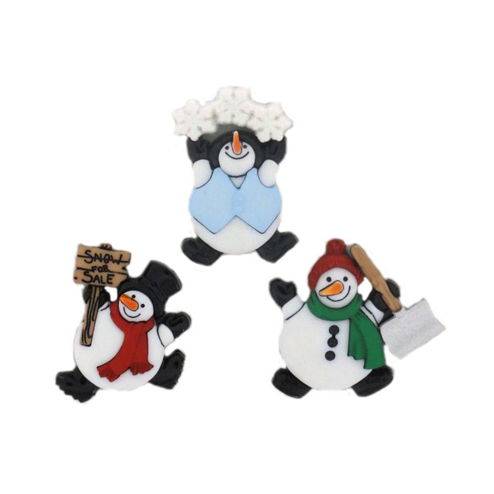 Botones Roly Poly Snowman