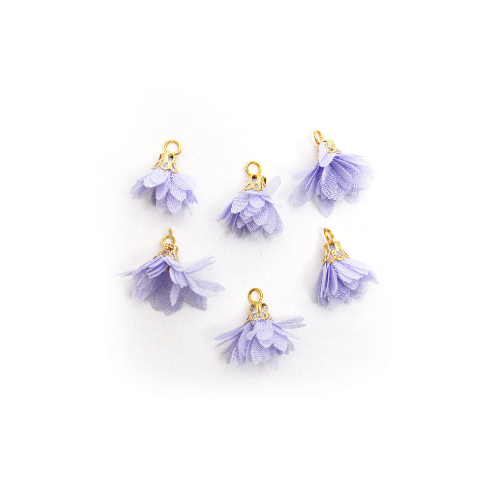 Botones Very Peri Tassels