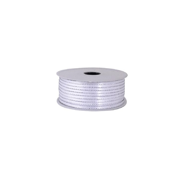 Cinta Raso Lurex Plata 03 mm