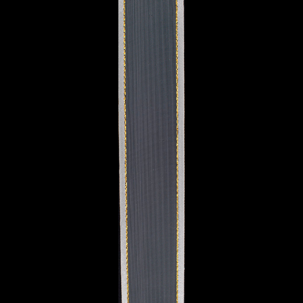 Cinta Tull Satín Lurex Oro 35 mm