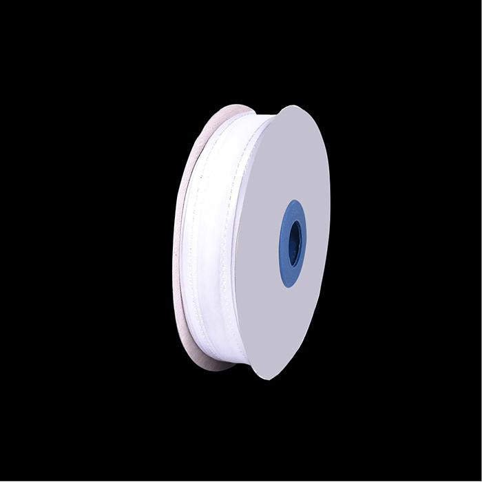 Cinta Tull Satín Lurex Plata 20 mm