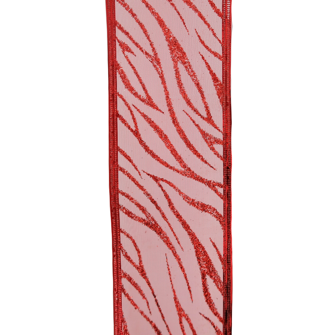 Cinta Navidad Velo Alambrada 6.5 cm