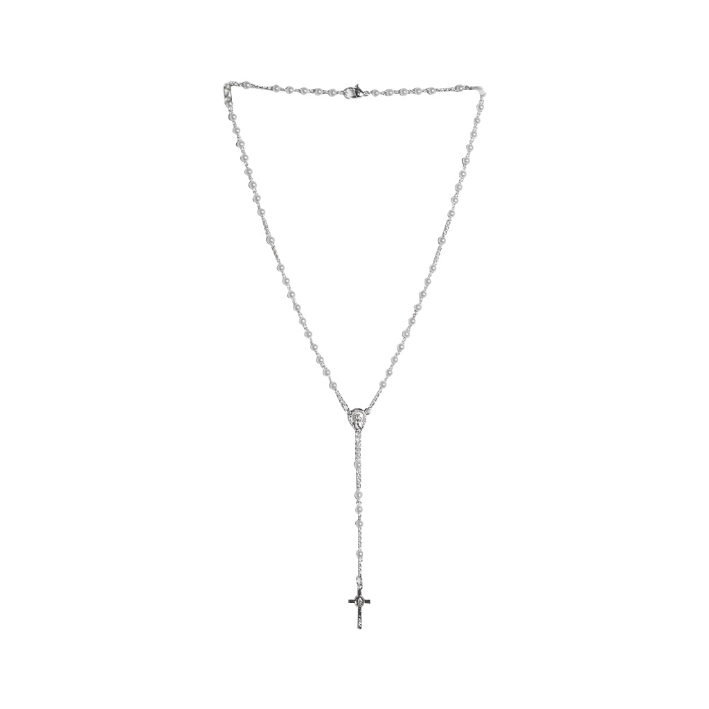 Camándula Perla Baño Plata 4