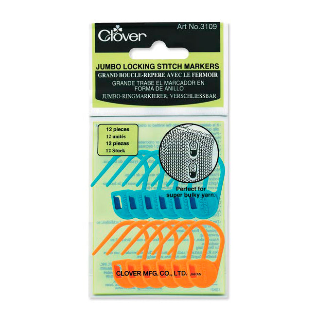 Marcador De Tejido Con Cierre Grande Clover