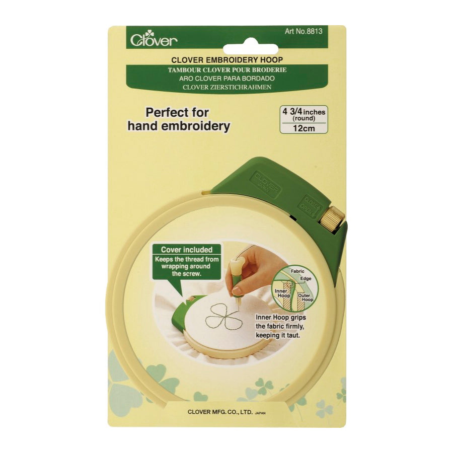 Tambor Bordado 12cm Clover