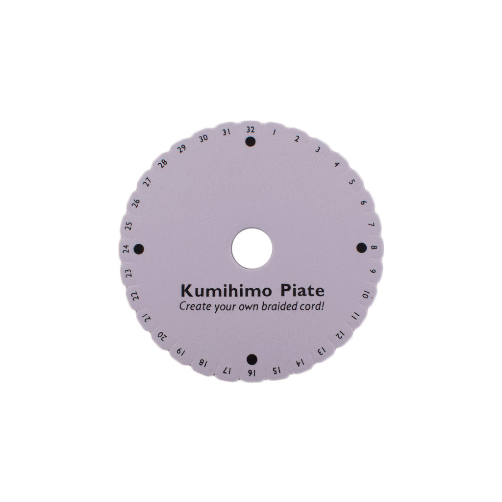 Disco manualidades kumihimo redondo