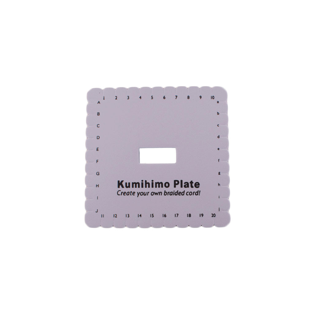 Disco manualidades kumihimo cuadrado