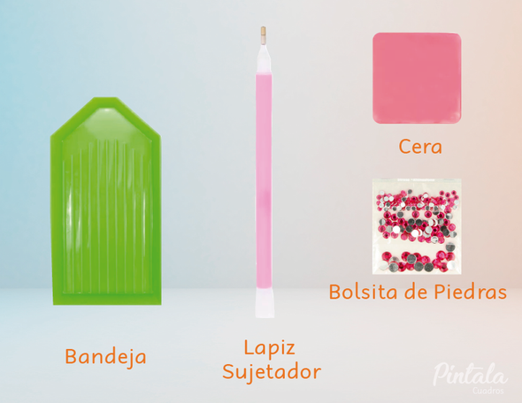 Kit De Piedritas Mandala Cristal