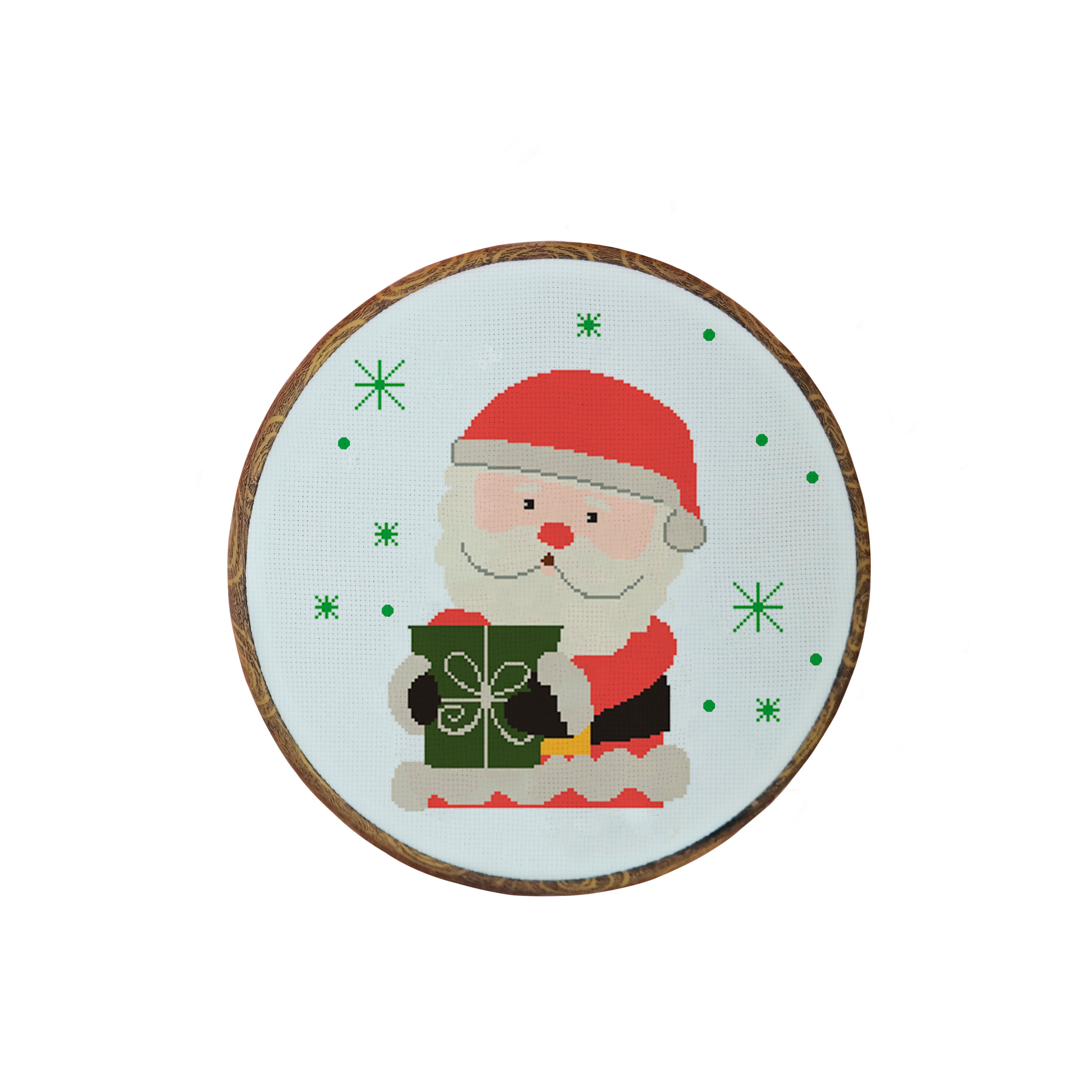 Kit Punto de Cruz Papá Noel