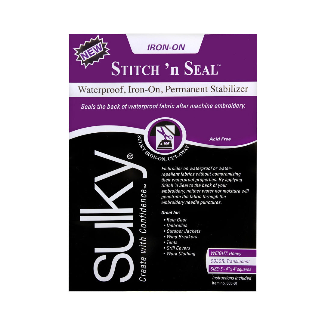 Entretela Sulky Stitch 'n Seal ligera para telas a prueba de agua