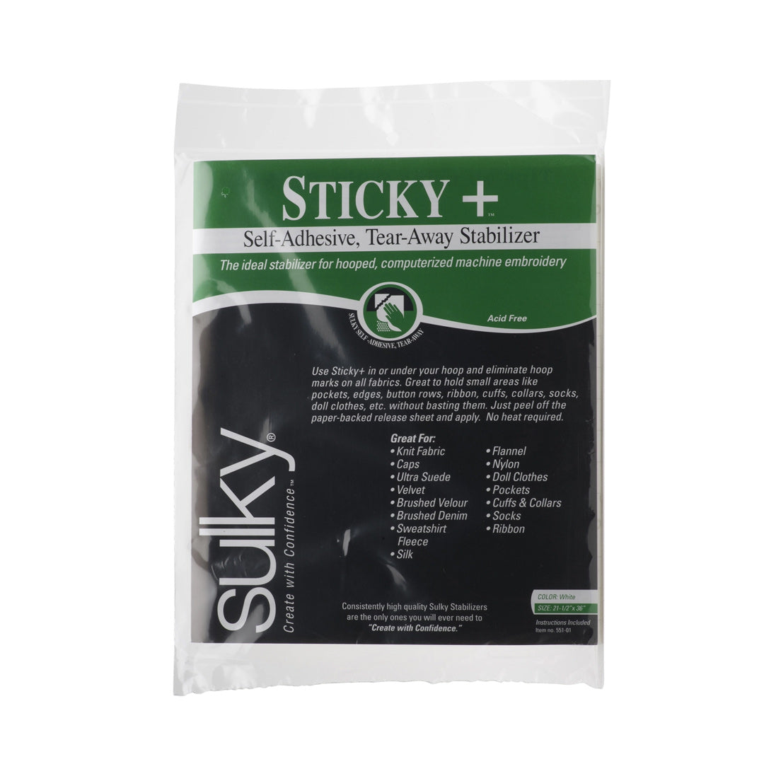 Entretela Sulky Sticky + adhesiva para rasgar