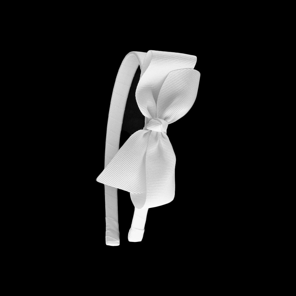 Diadema 2cm Moño Raso