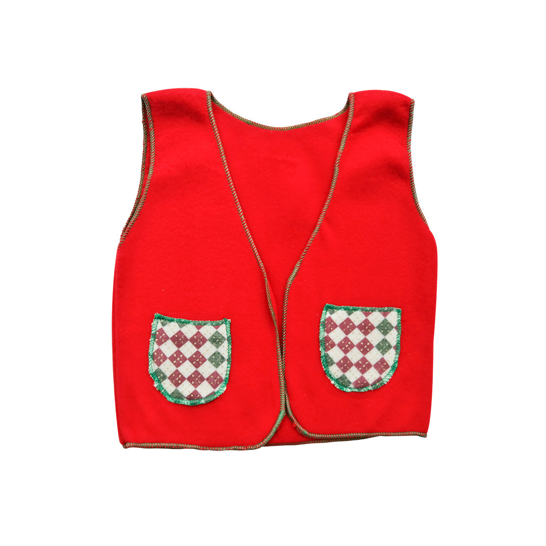 Para Niño Chaleco Tunecino A Dos Agujas Chaleco Navideño Niño Pequeño