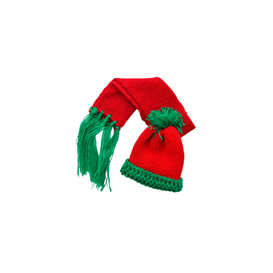 Gorro Navideño con Bufanda Mediano