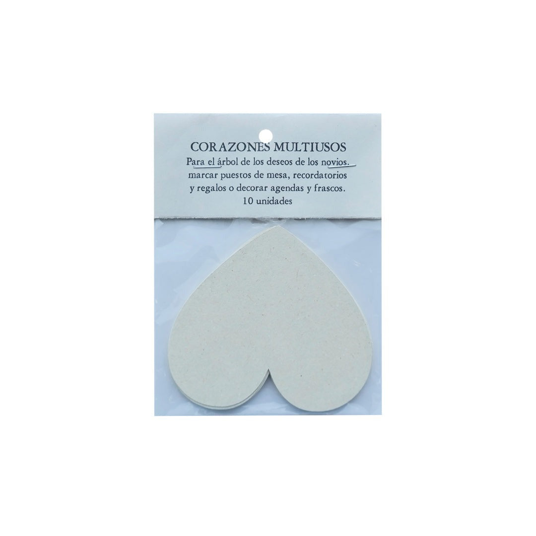 Corazones Cartulina 9x8 cm