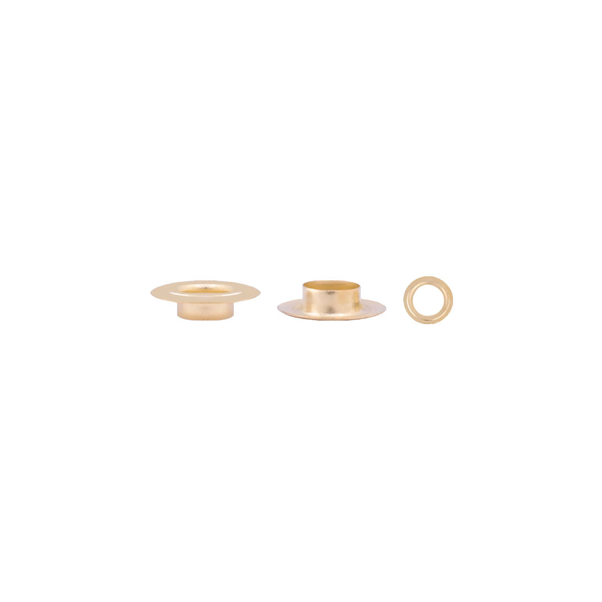 Ojalete Metálico Dorado