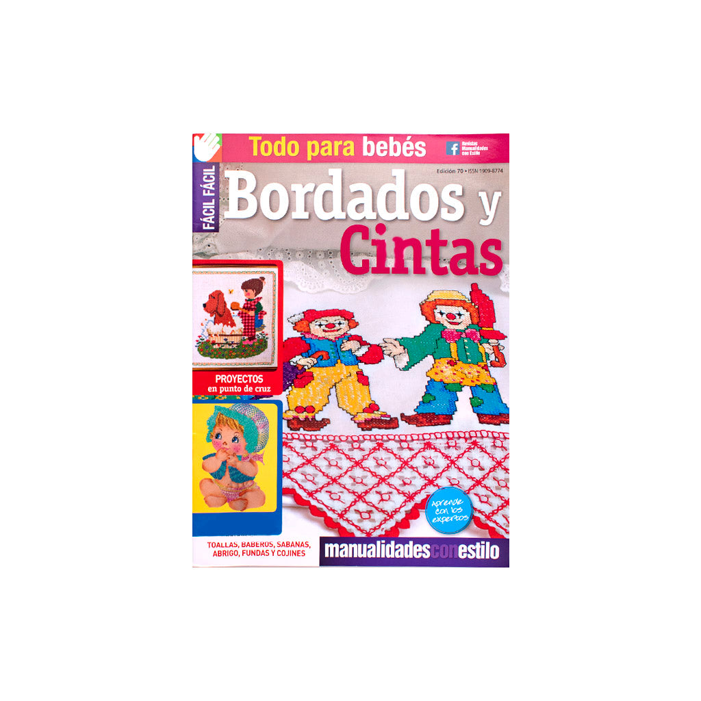Revista Manualidades Con Estilo Bordados Y Cintas # 70