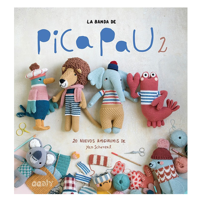 Libro La Banda De Pica Pau 20 Nuevos Amigurumis
