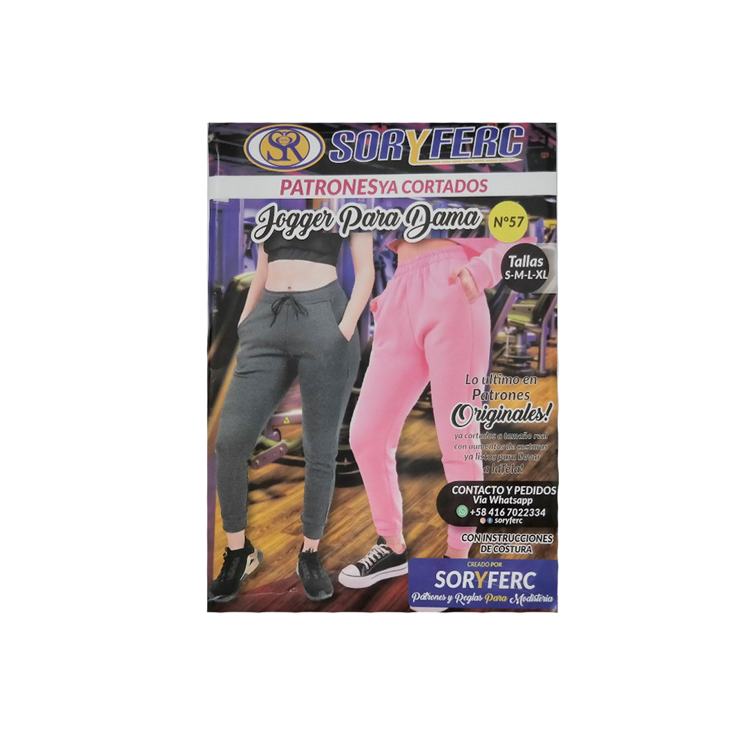 Patrones Ya Cortados #57 Jogger para Dama