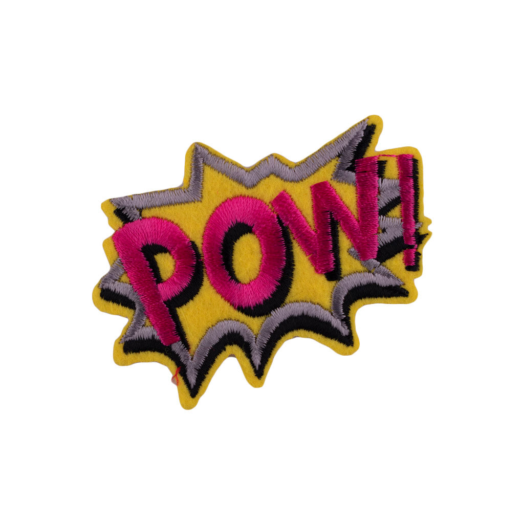 Aplique Pow 7x4 cm