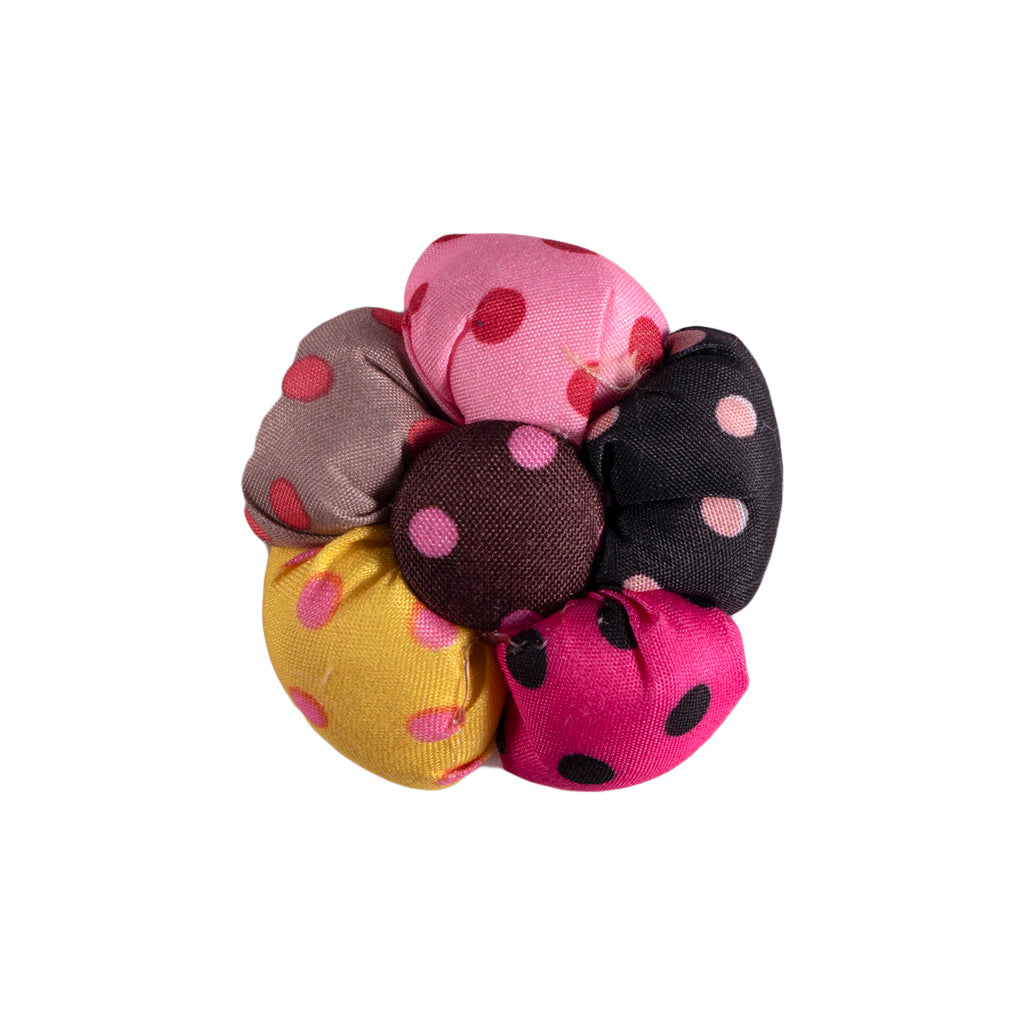 Aplique Flor 5cm Acolchado Estampado