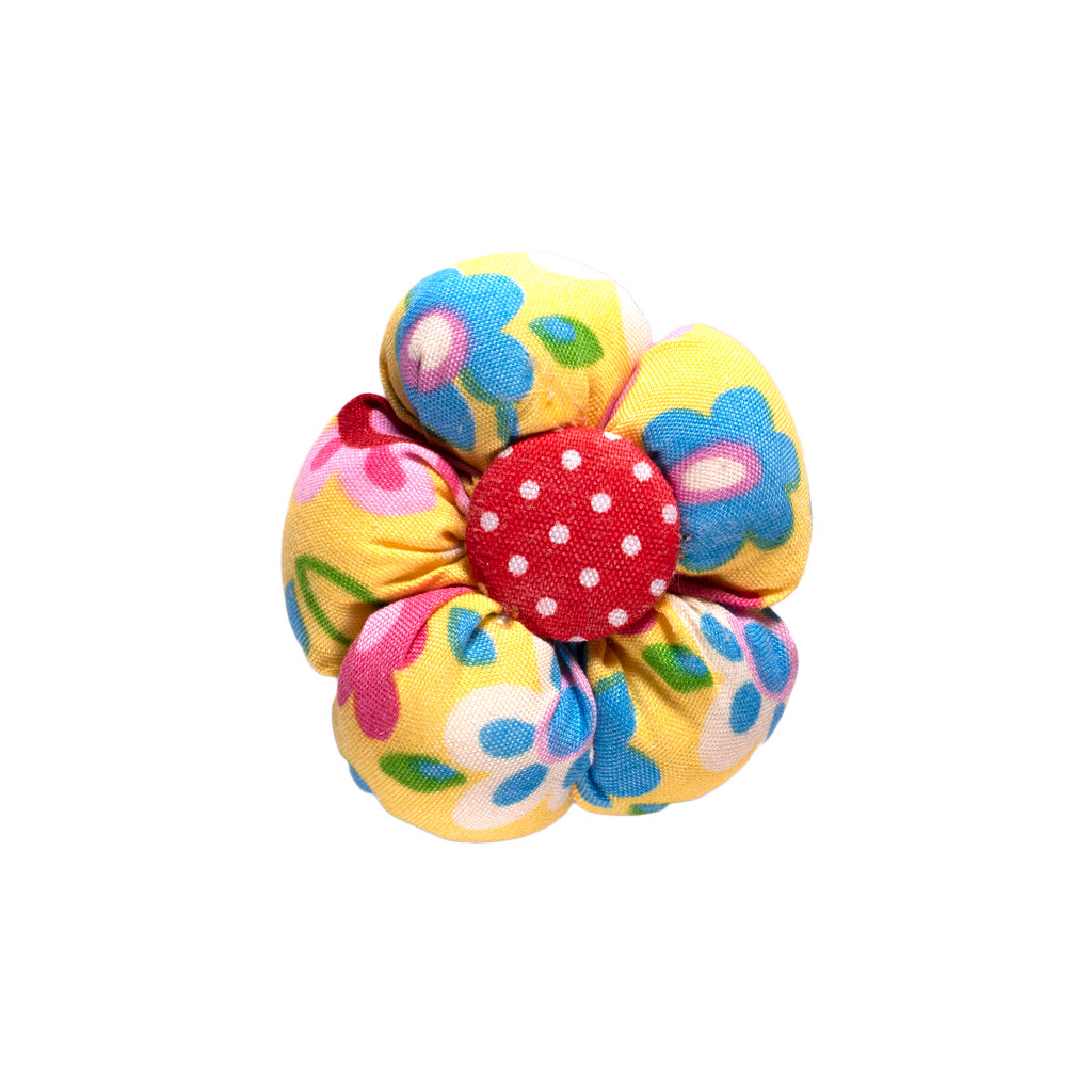 Aplique Flor 5cm Acolchado Estampado